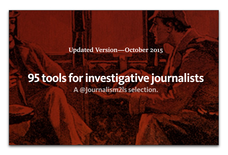 Tools for investigative journalists